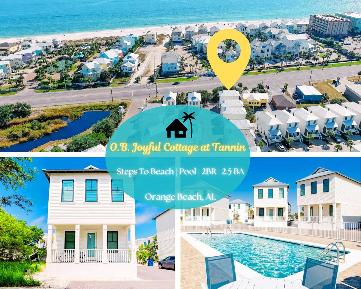 "O.B. Joyful" | 100 Steps To Private Beach Access, Poolview Patio, Cottages of Tannin — Orange Beach — vacation rental