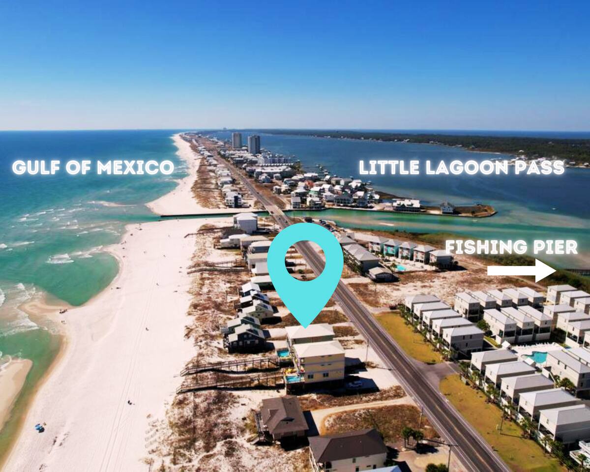 "Sea Glass" | 8 BR Luxury Beachfront Home*Private Pool*Stunning Views*Sleeps 22