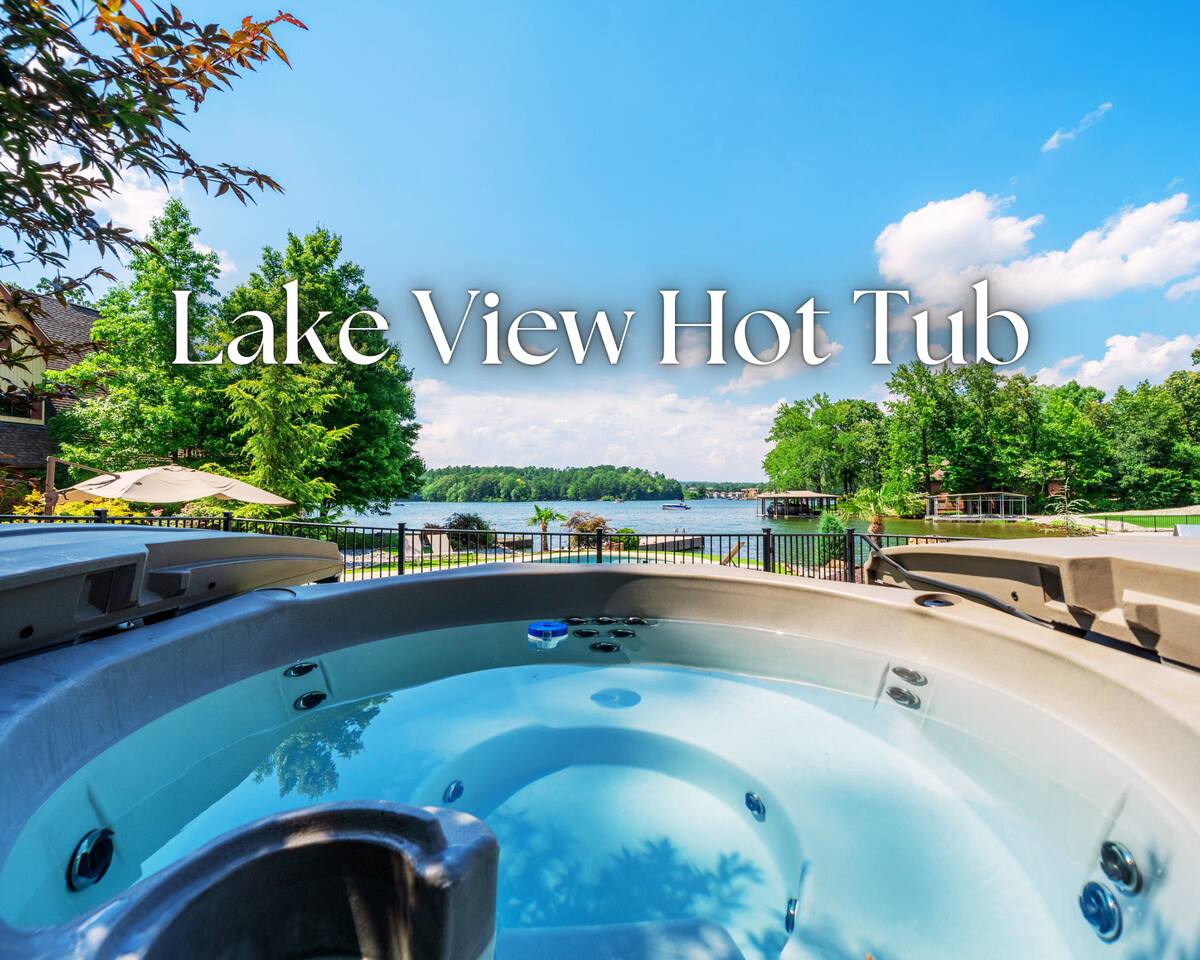 "Oasis at Bayshore" | Luxury Lakefront Views*Private Pool*Hot Tub*Boat Dock