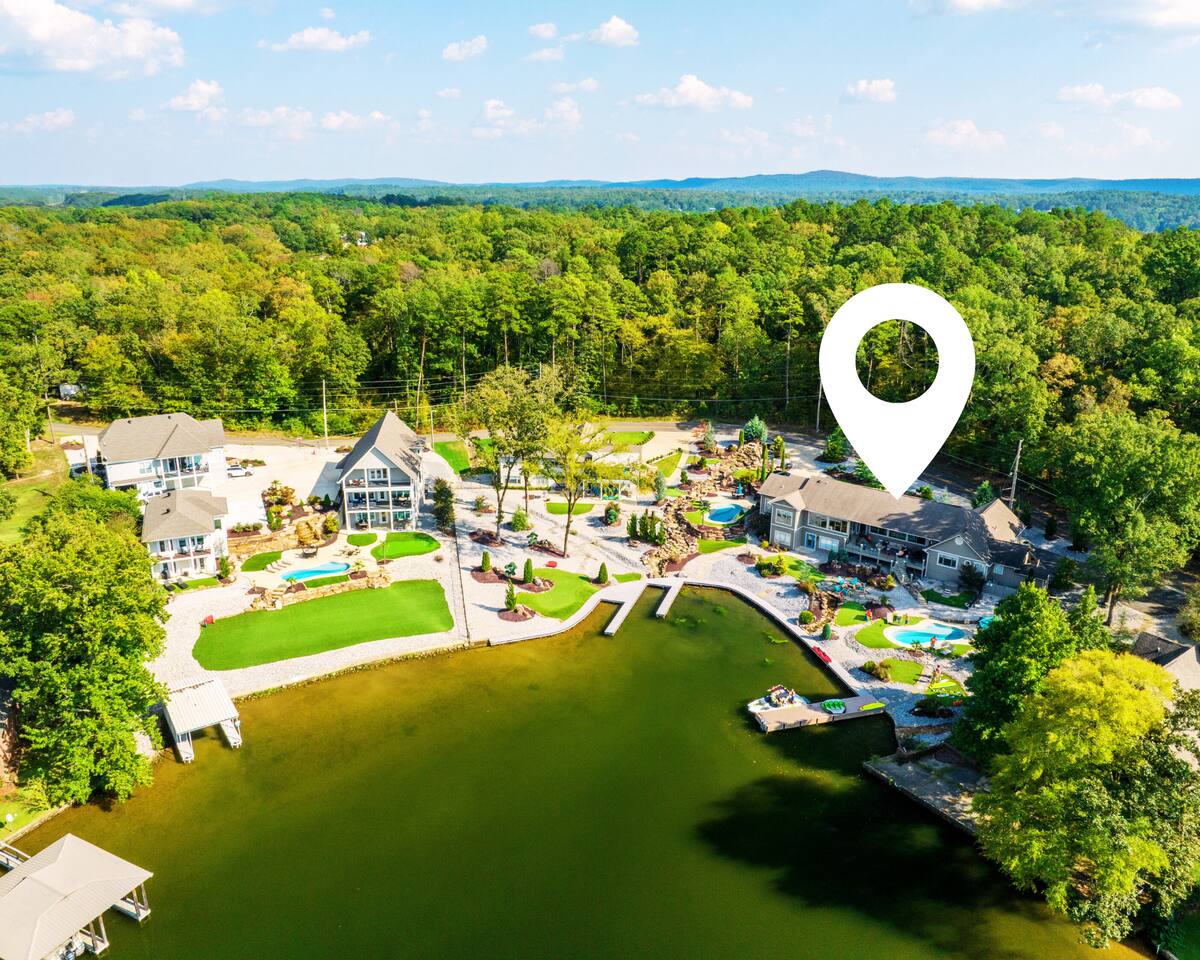 "Oasis at Bayshore" | Luxury Lakefront Views*Private Pool*Hot Tub*Boat Dock