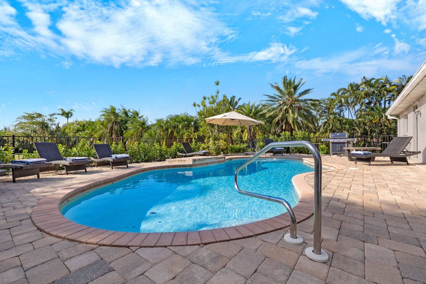 Iona Palms Retreat Heated Pool by Sanibel and FMB