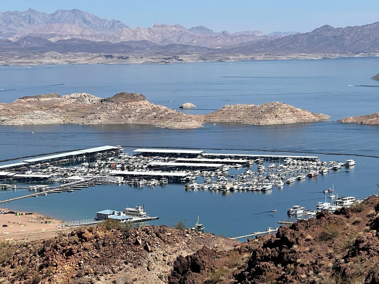 Lake Mead and Boulder City Marina — paddleboarding, jet skiing and water skiing, 25 minutes away