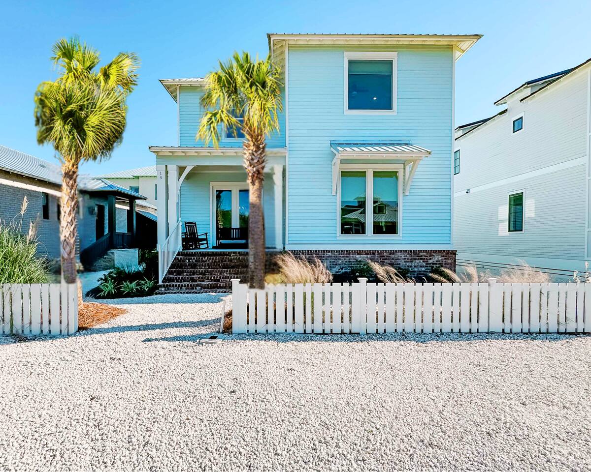 "Sweet & Salty @ Tannin" | Luxury 5BR | Walk To Private Beach Access | Pool | 20% Golf Cart Discount Available