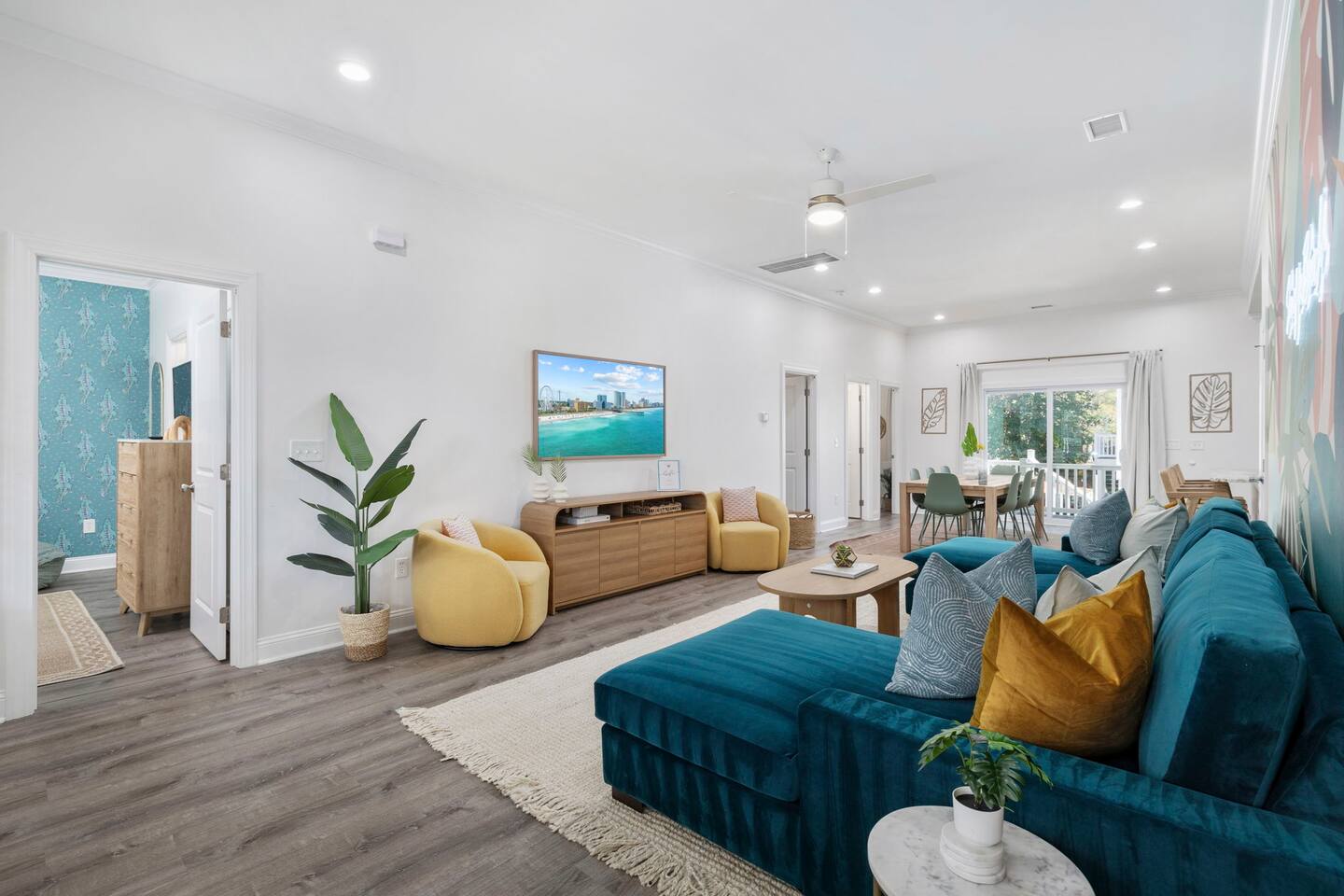 Private Heated Saltwater Pool & Golf Cart