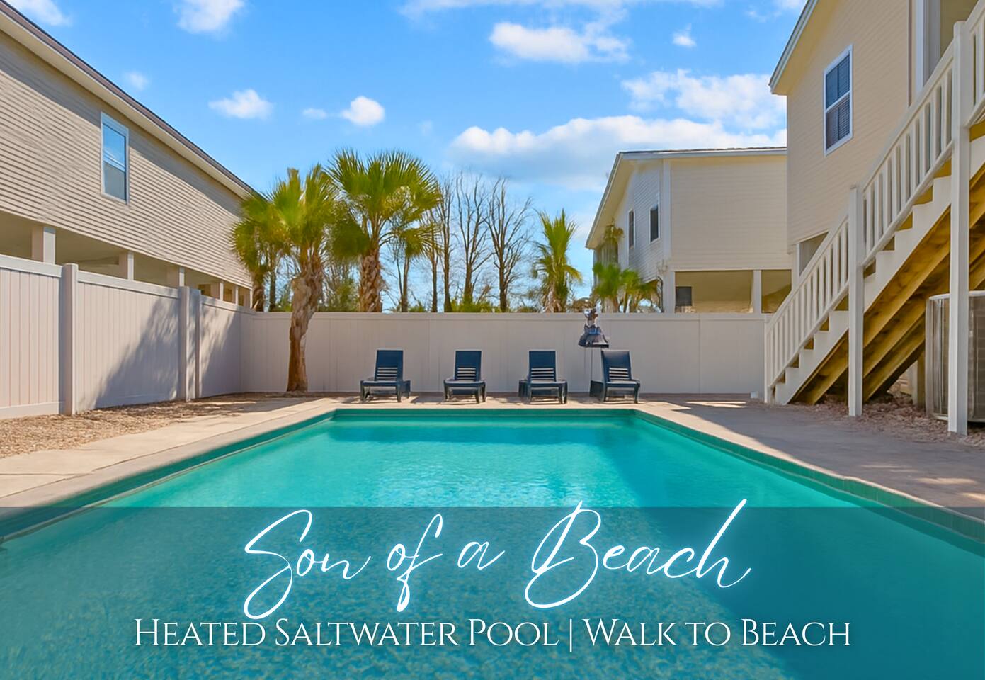 Private Heated Saltwater Pool & Golf Cart — North Myrtle Beach — vacation rental
