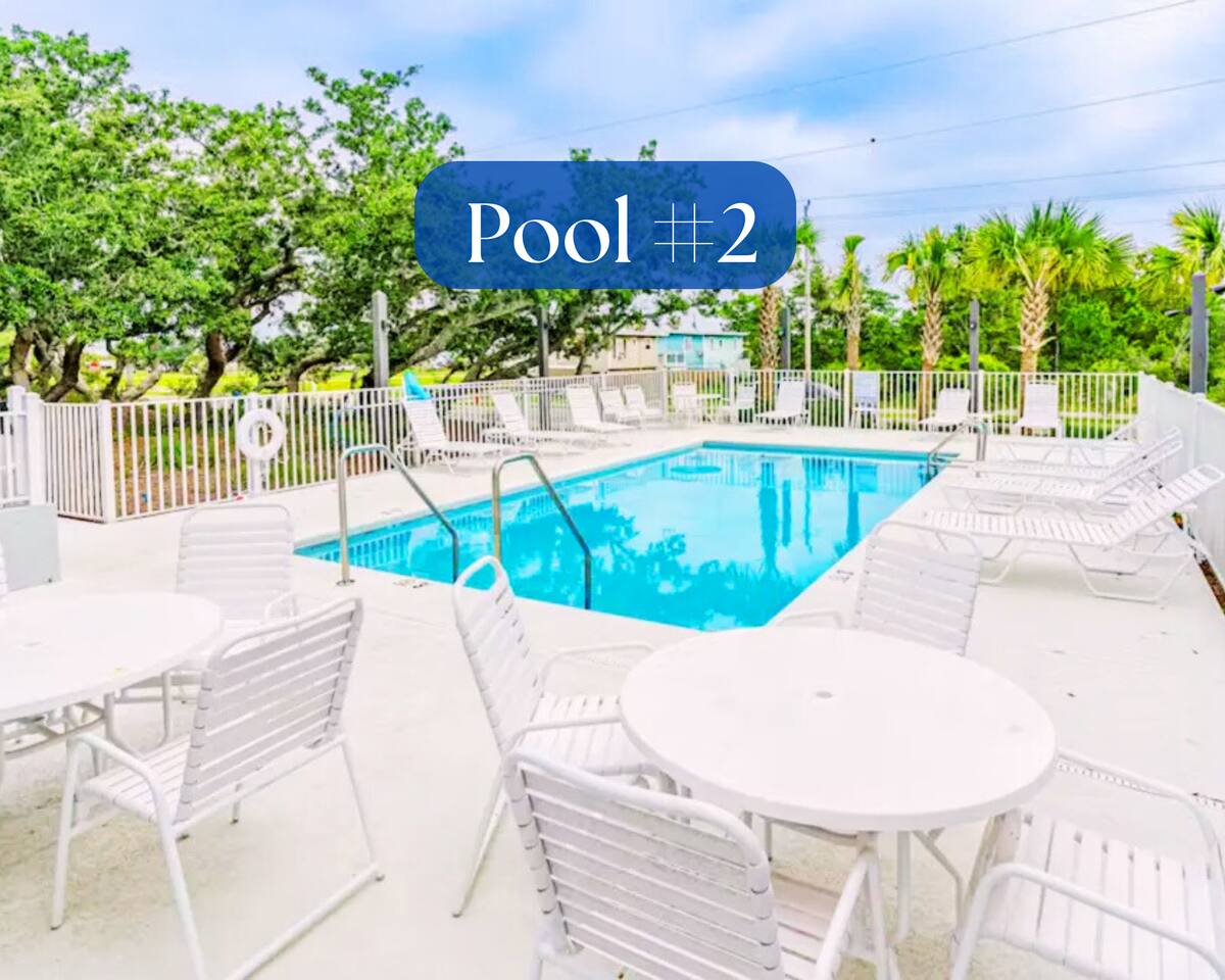 "Beach Bum HQ" | 50 Steps To Beach*Gulf Views*Heated Pool*Hot Tub*4BR*Sleeps 12*Lost Dunes Cottages