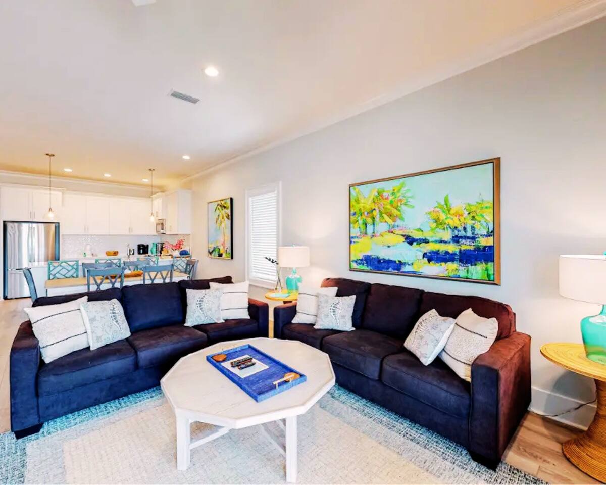 "Beach Bum HQ" | 50 Steps To Beach*Gulf Views*Heated Pool*Hot Tub*4BR*Sleeps 12*Lost Dunes Cottages