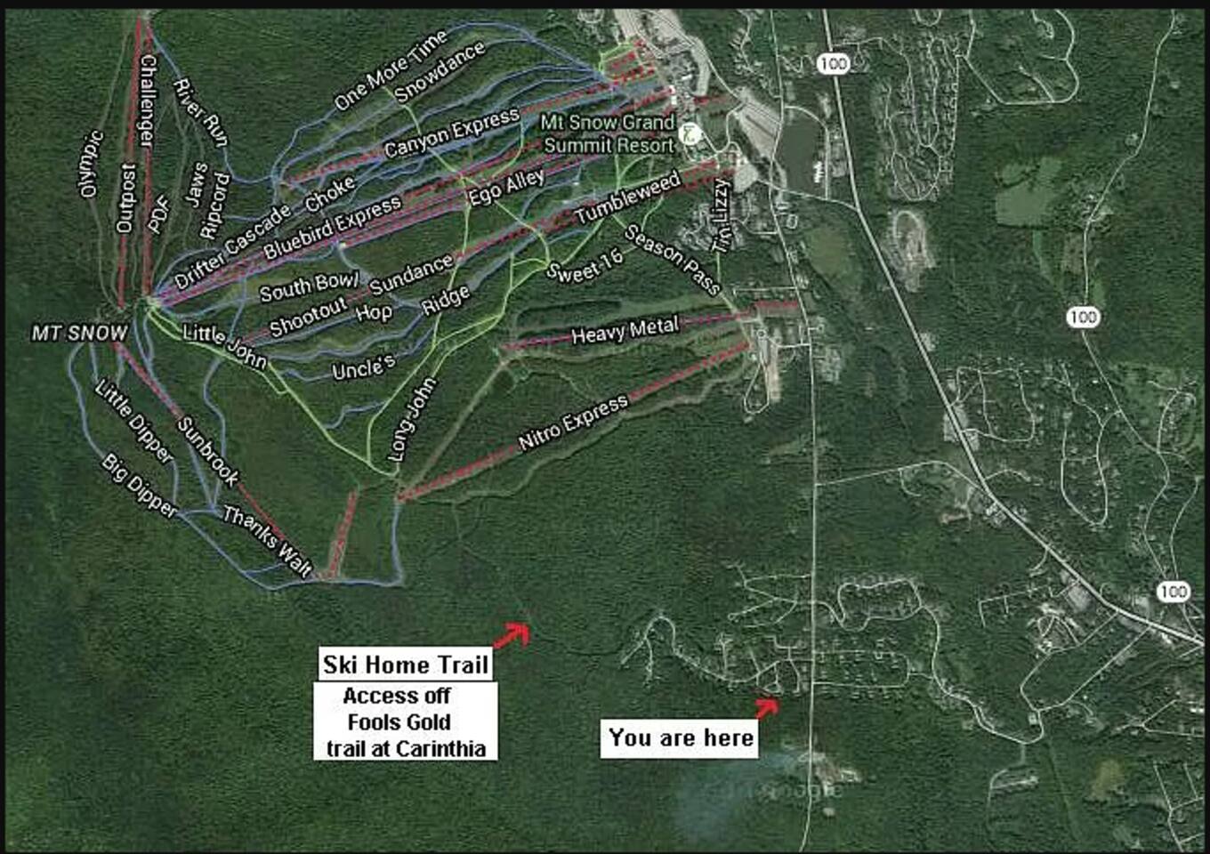 4BD 2BA - Mount Snow VT - Ski-Back Trail - Shuttle