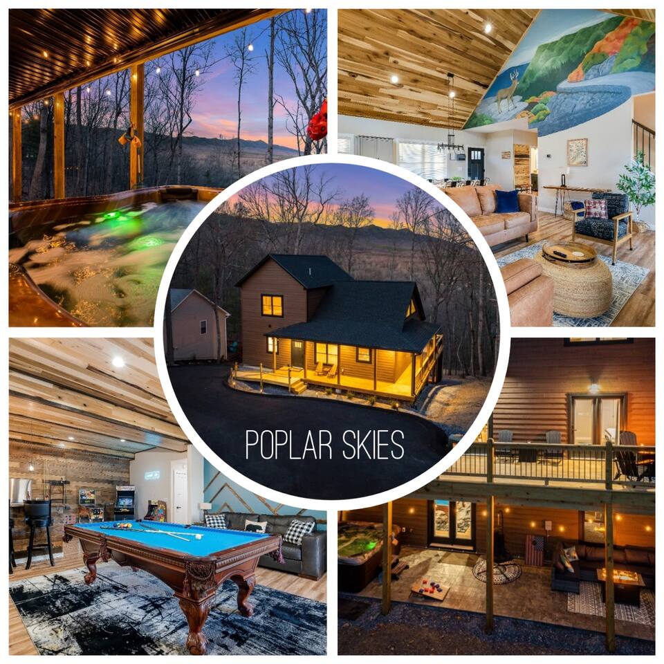 Mountain Overlook | Covered Hot tub | Game RM Fun — Massanutten — vacation rental