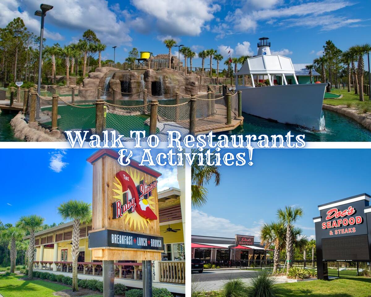 "Ponderosa @ Summer Salt" | Resort Style Pool*Walk To Beach & Restaurants*Lake*Firepit*Putting Green*4BR*Sleeps 16
