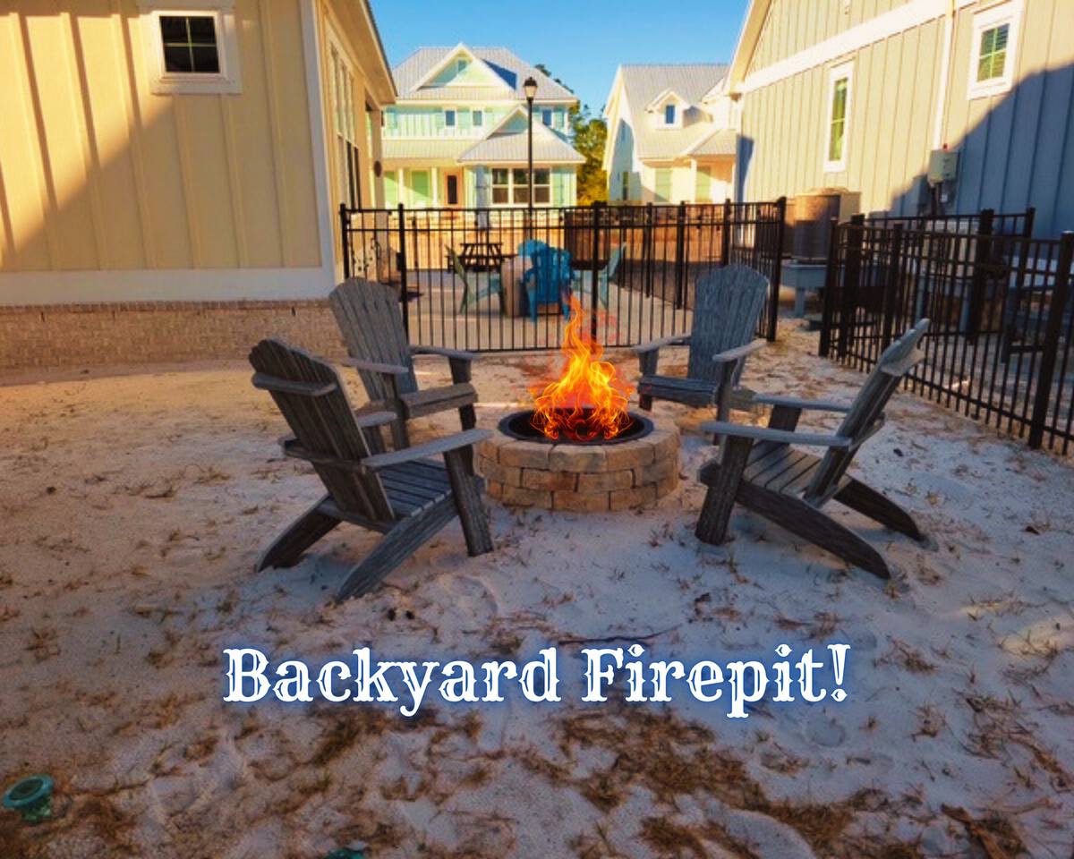 "Ponderosa @ Summer Salt" | Resort Style Pool*Walk To Beach & Restaurants*Lake*Firepit*Putting Green*4BR*Sleeps 16