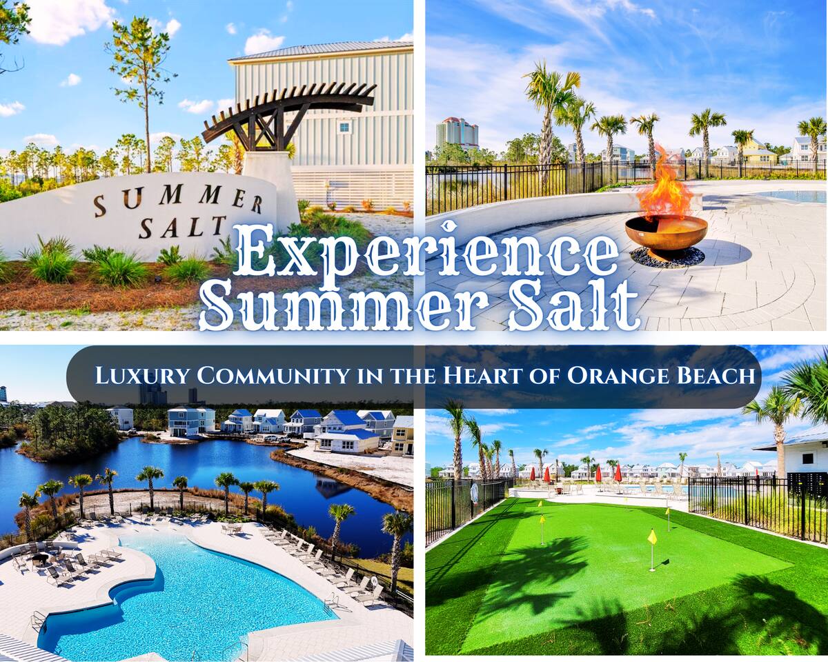 "Ponderosa @ Summer Salt" | Resort Style Pool*Walk To Beach & Restaurants*Lake*Firepit*Putting Green*4BR*Sleeps 16