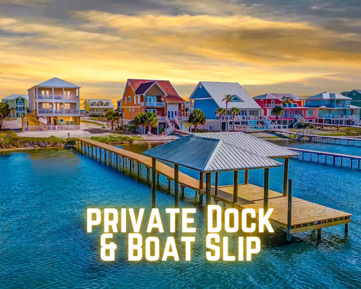 "Believe Inn" | Luxury 6BR Lagoon Front Home With Gulf Views*Heated Private Pool*Private Boat Dock*Sleeps 18