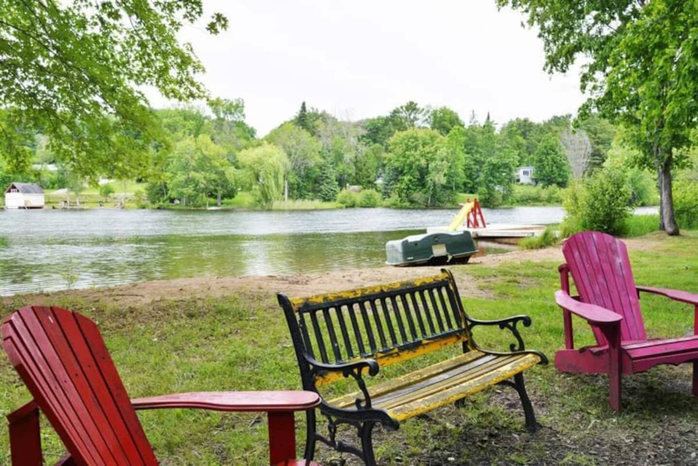 Relaxing 4BR Lake Escape with Patio & BBQ Area