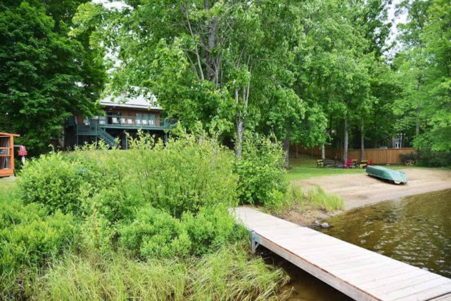 Relaxing 4BR Lake Escape with Patio & BBQ Area