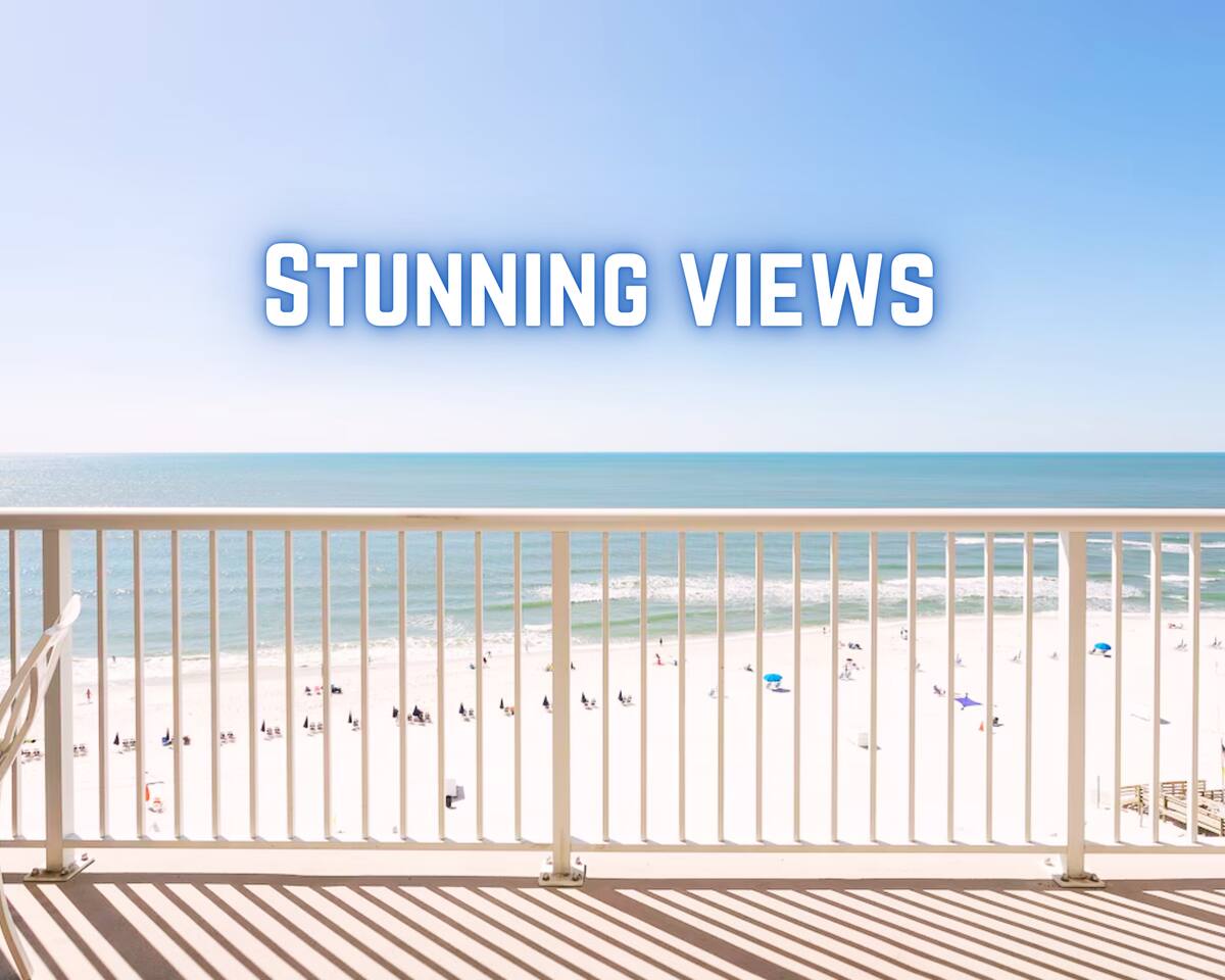 "Escapes! To The Shores #705" | Luxury Gulf Front 4BR*Corner Unit*Stunning Views*Infinity Beach Front Pool*92 Deg Indoor Pool*Hot Tub*Premium Amenities