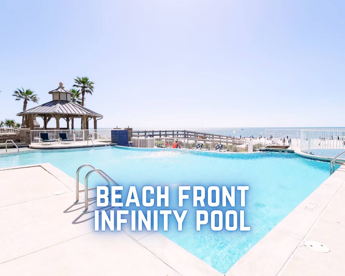 "Escapes! To The Shores #705" | Luxury Gulf Front 4BR*Corner Unit*Stunning Views*Infinity Beach Front Pool*92 Deg Indoor Pool*Hot Tub*Premium Amenities