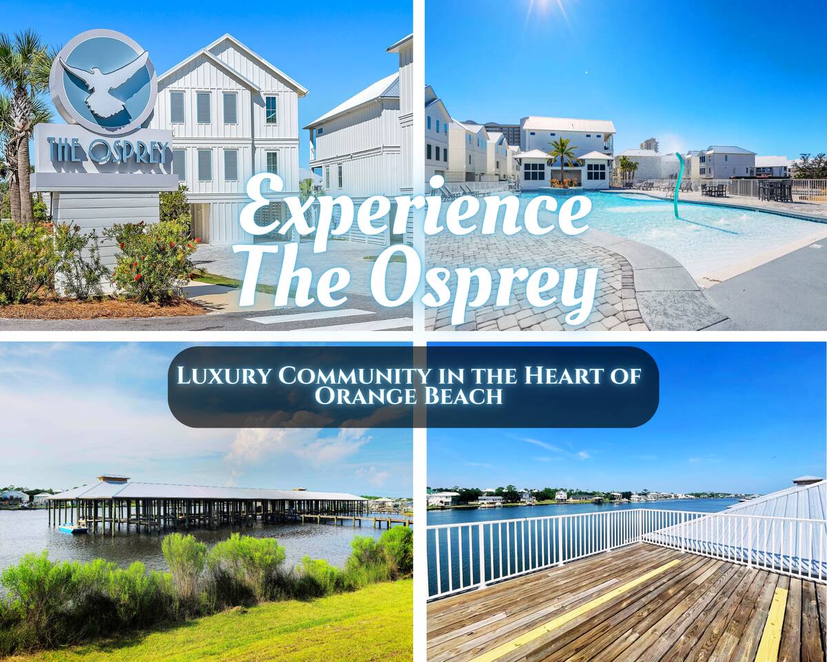 "The Boat House @ The Osprey" | Luxury 4BR*Pool*Steps To Beach*Boat Slip*Gulf Views