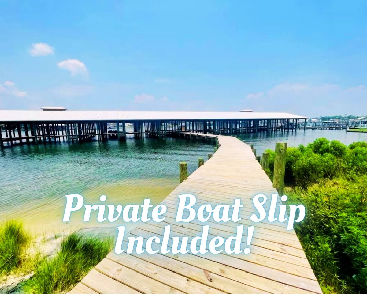 "The Boat House @ The Osprey" | Luxury 4BR*Pool*Steps To Beach*Boat Slip*Gulf Views