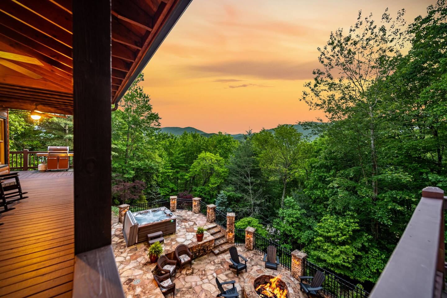 Campfire Crest: Blue Ridge, GA Summer Camp Vibes!