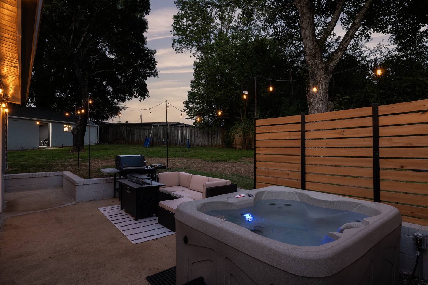 Central GSO Location;Hot Tub;Gym w/ Sauna;Playset