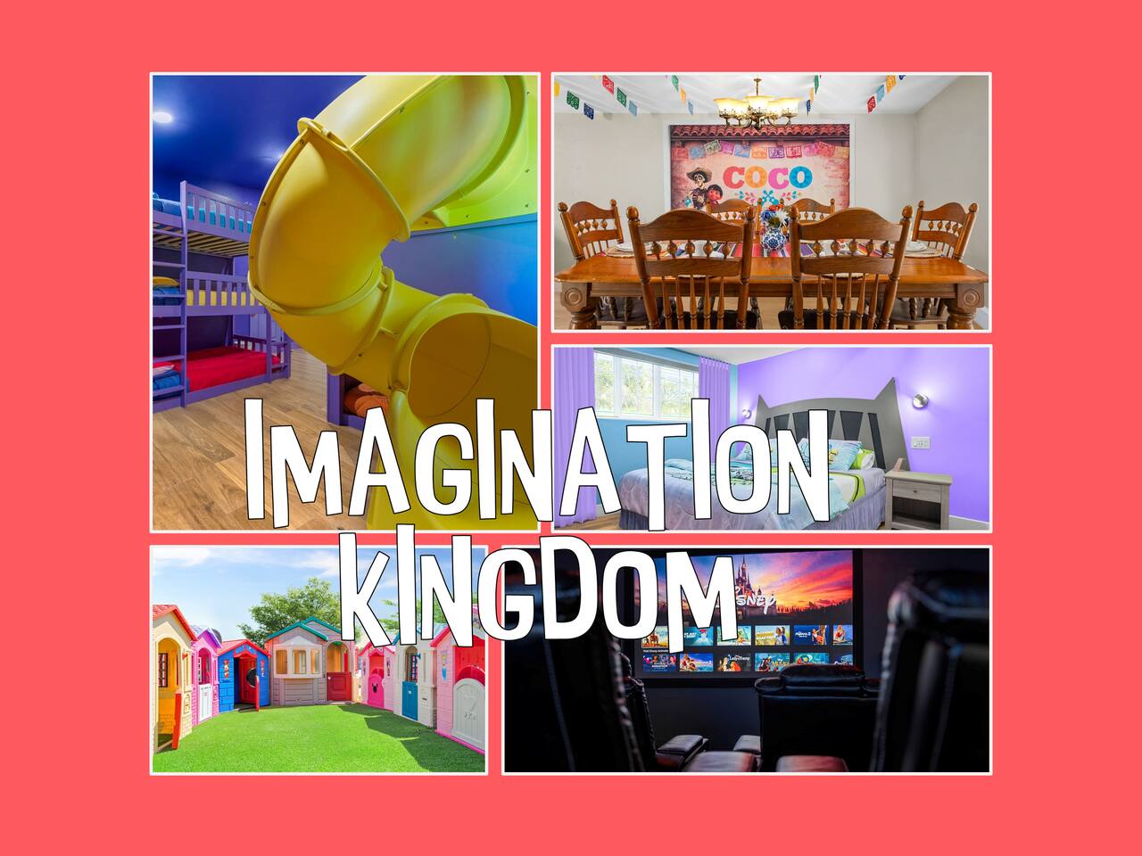 Imagination Kingdom: Theater, Playground, Arcade+ - Holiday Home — Garden Grove — vacation rental