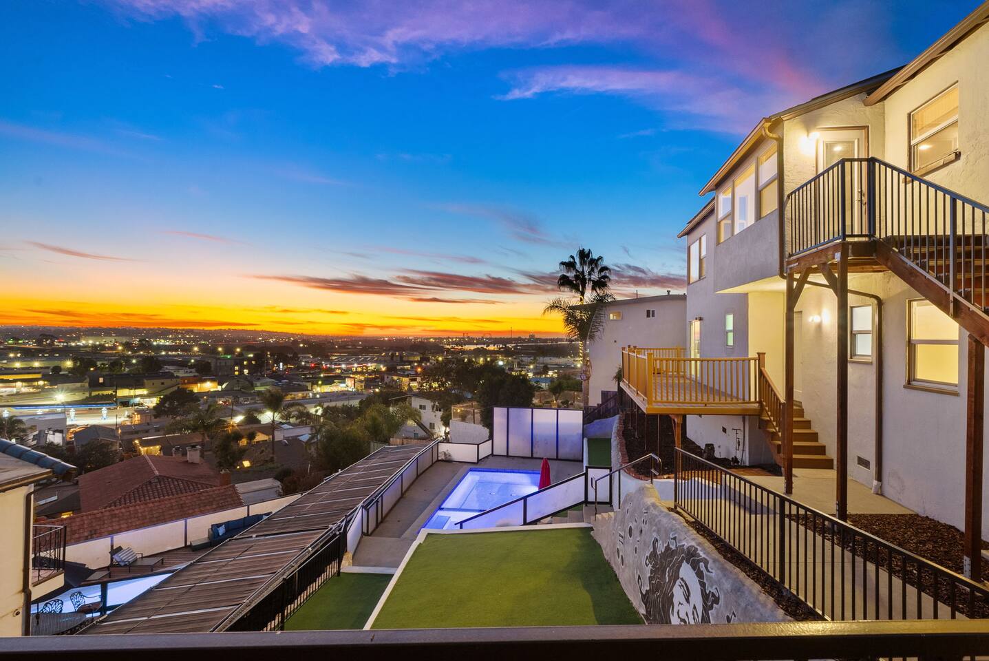 windows of the world. views, pool/spa and fun yard