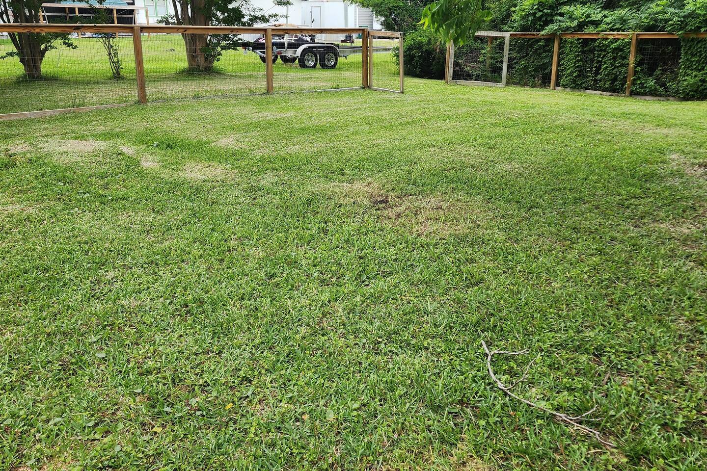 Fisher Fun House with yard, deck, porch
