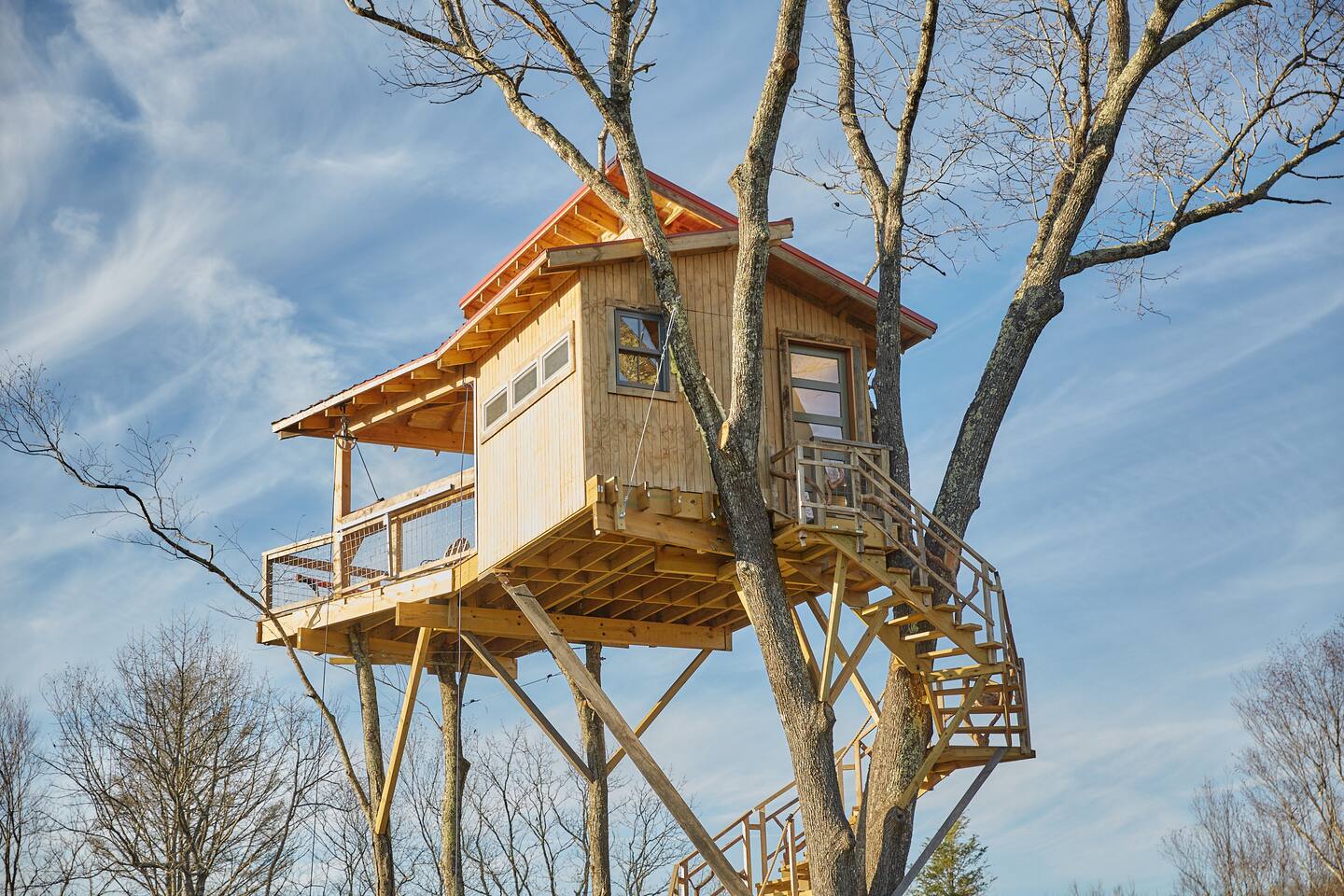 Raven Rock Mountain Skyscraper Treehouse