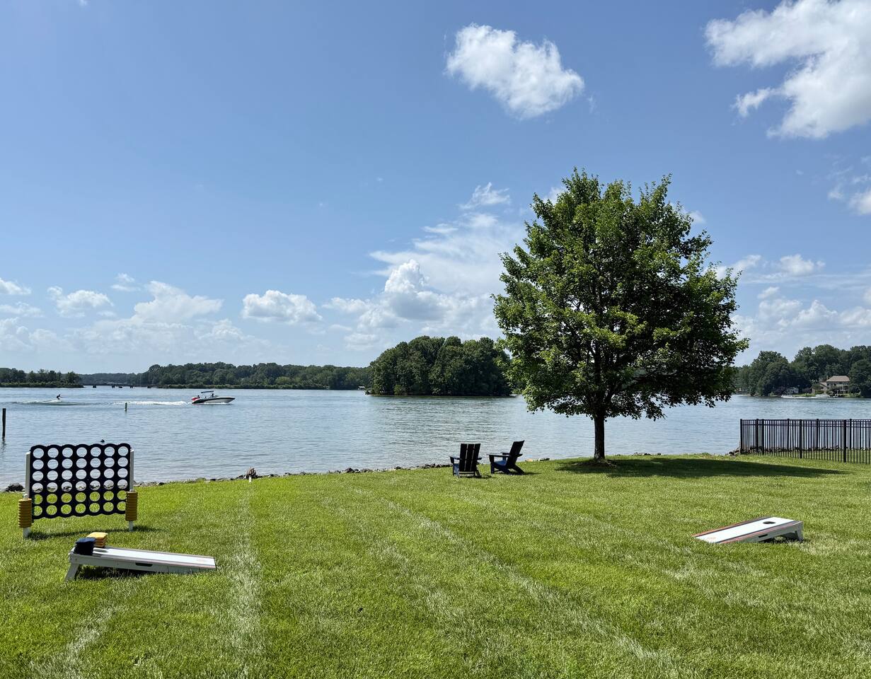 Unique LKN Waterfront Home with Dock