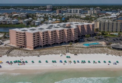 Jetty East beachfront resort and Gulf of Mexico in Destin