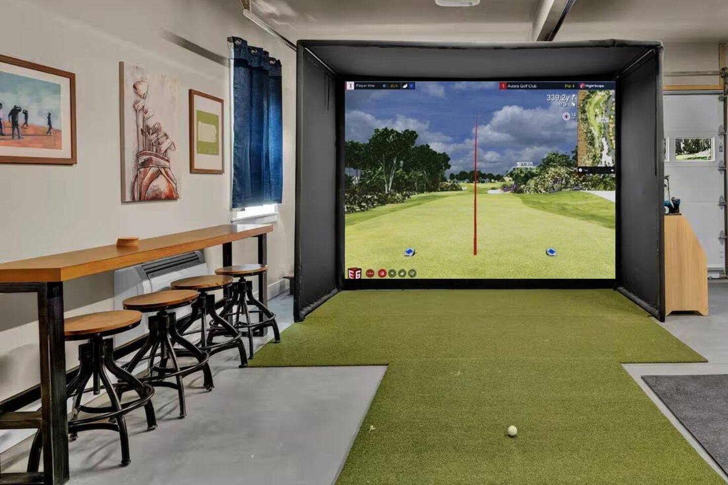 Golf Sim, Game-Movie Room, Spa, Sauna, Arcade !