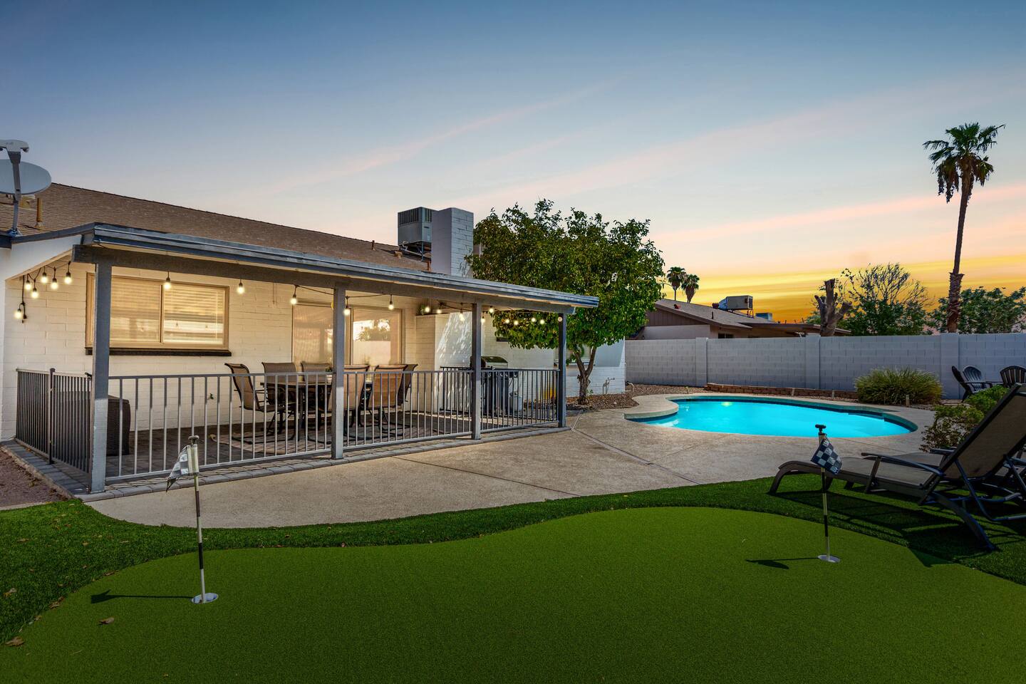 4BR Mesa Oasis w/ Putting Green and Heated Pool! — Mesa, AZ — vacation rental