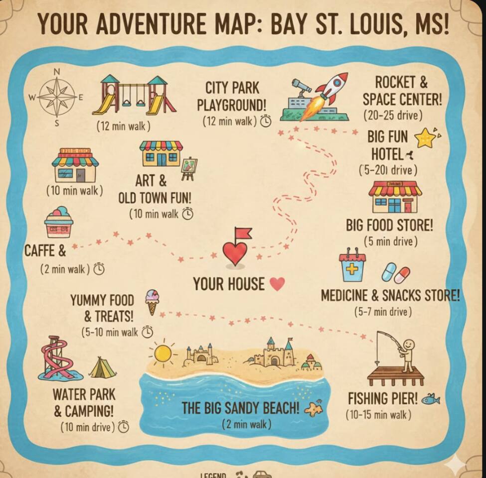 Spaciouse Waterfront with kayaks, Fishing & Deck