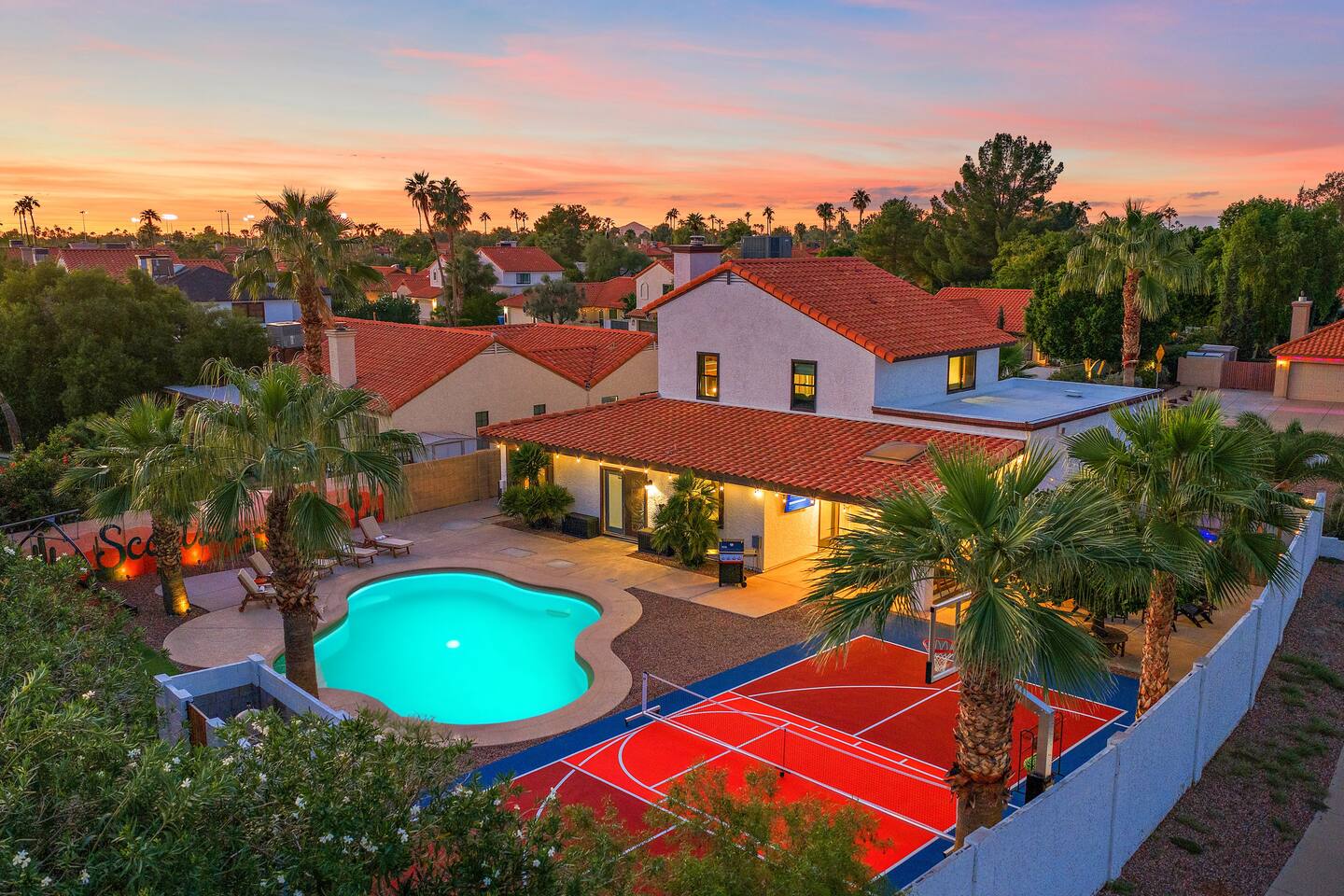 Resort Oasis | Heated Pool • Pickleball • Hot tub — Scottsdale, AZ — vacation rental