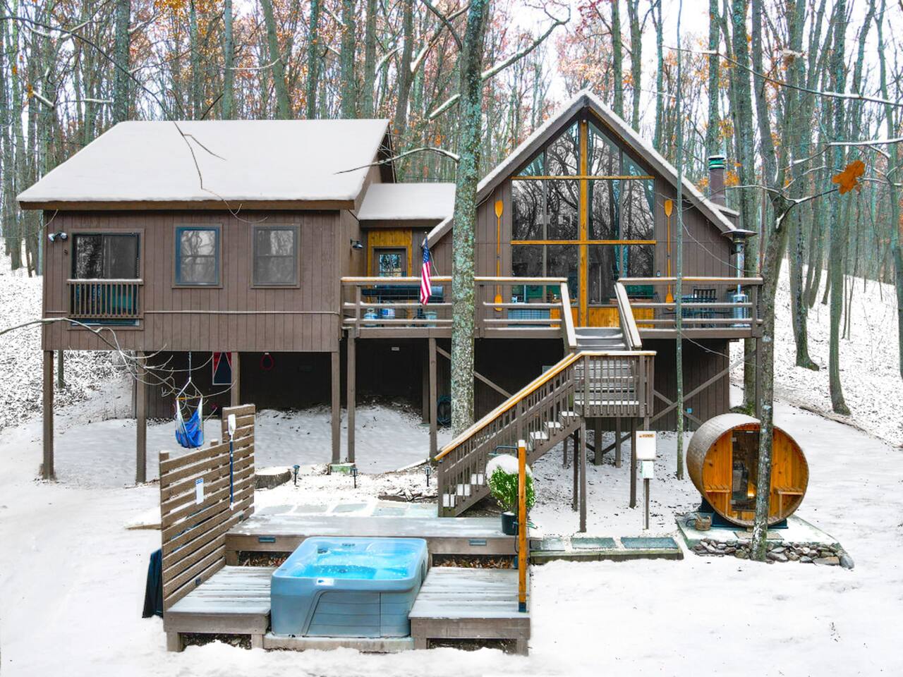 Epic Mountain Retreat | Hot Tub & Sauna | Fire Pit — Hedgesville — vacation rental