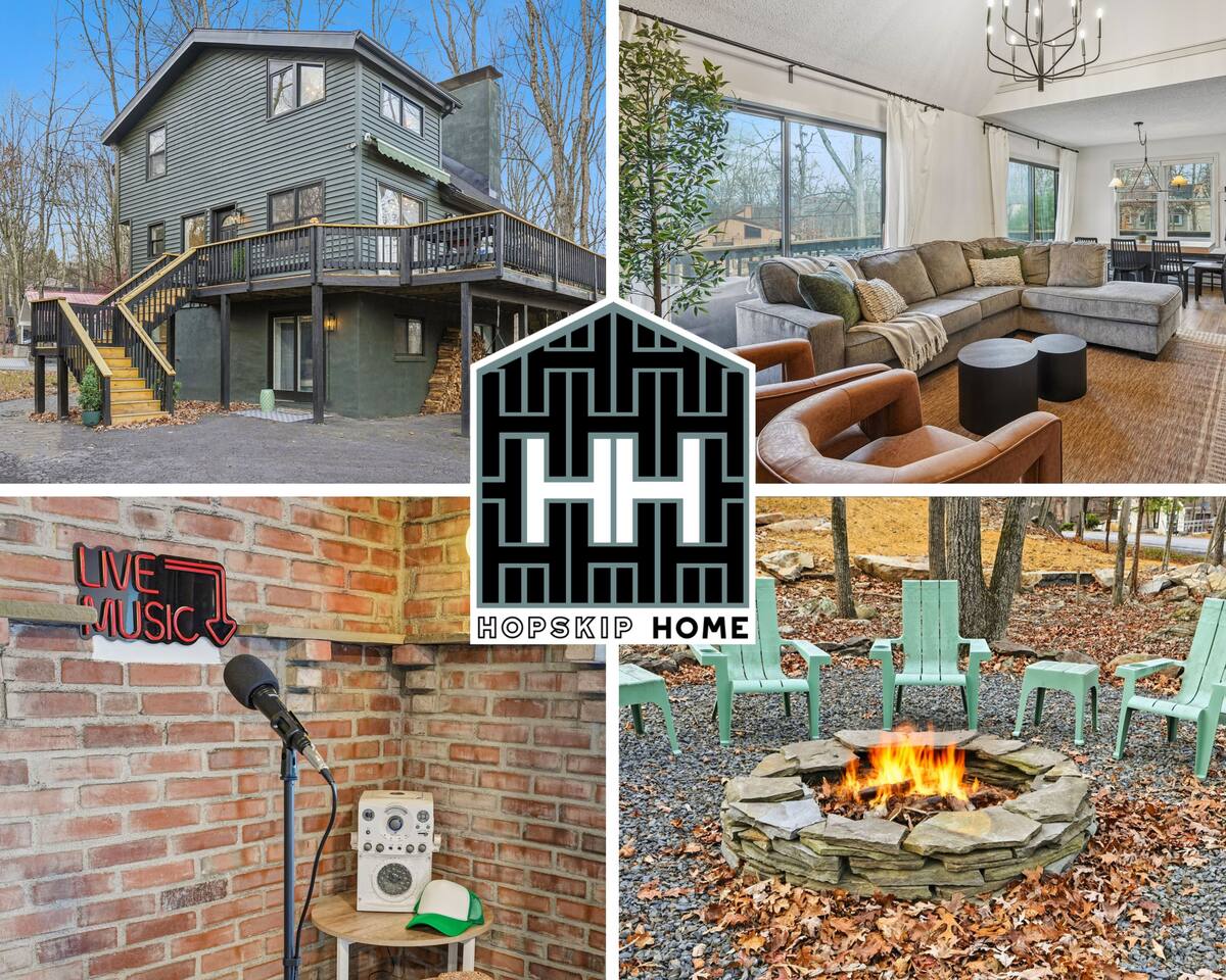 Hopskip Home | Karaoke | Firepits | Near Skiing — East Stroudsburg — vacation rental
