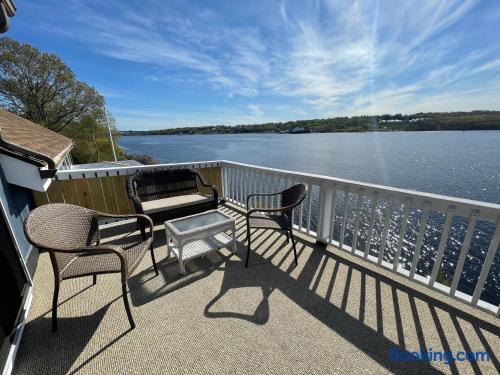Airy Riverfront Home with a View!