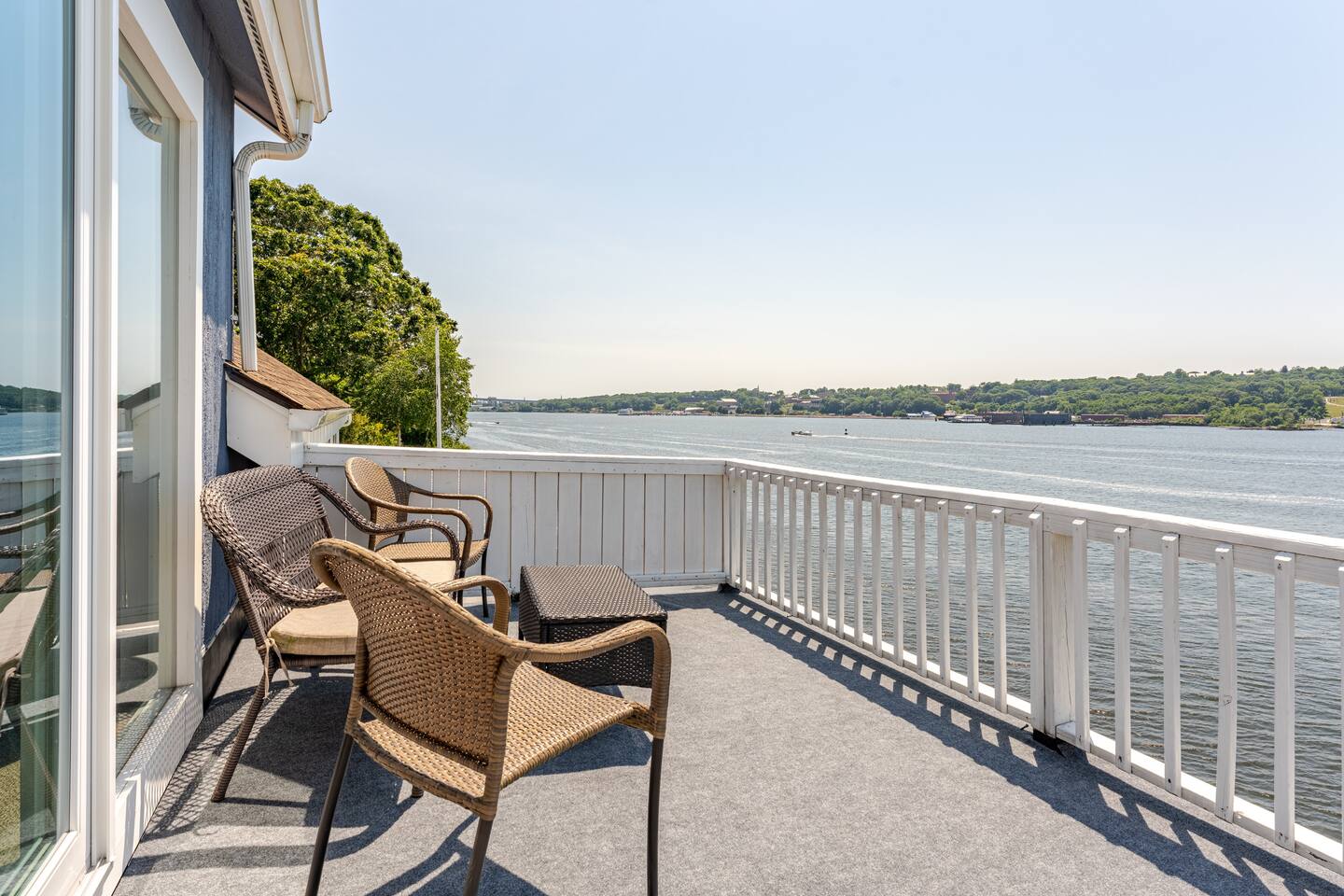Airy Riverfront Home with a View!