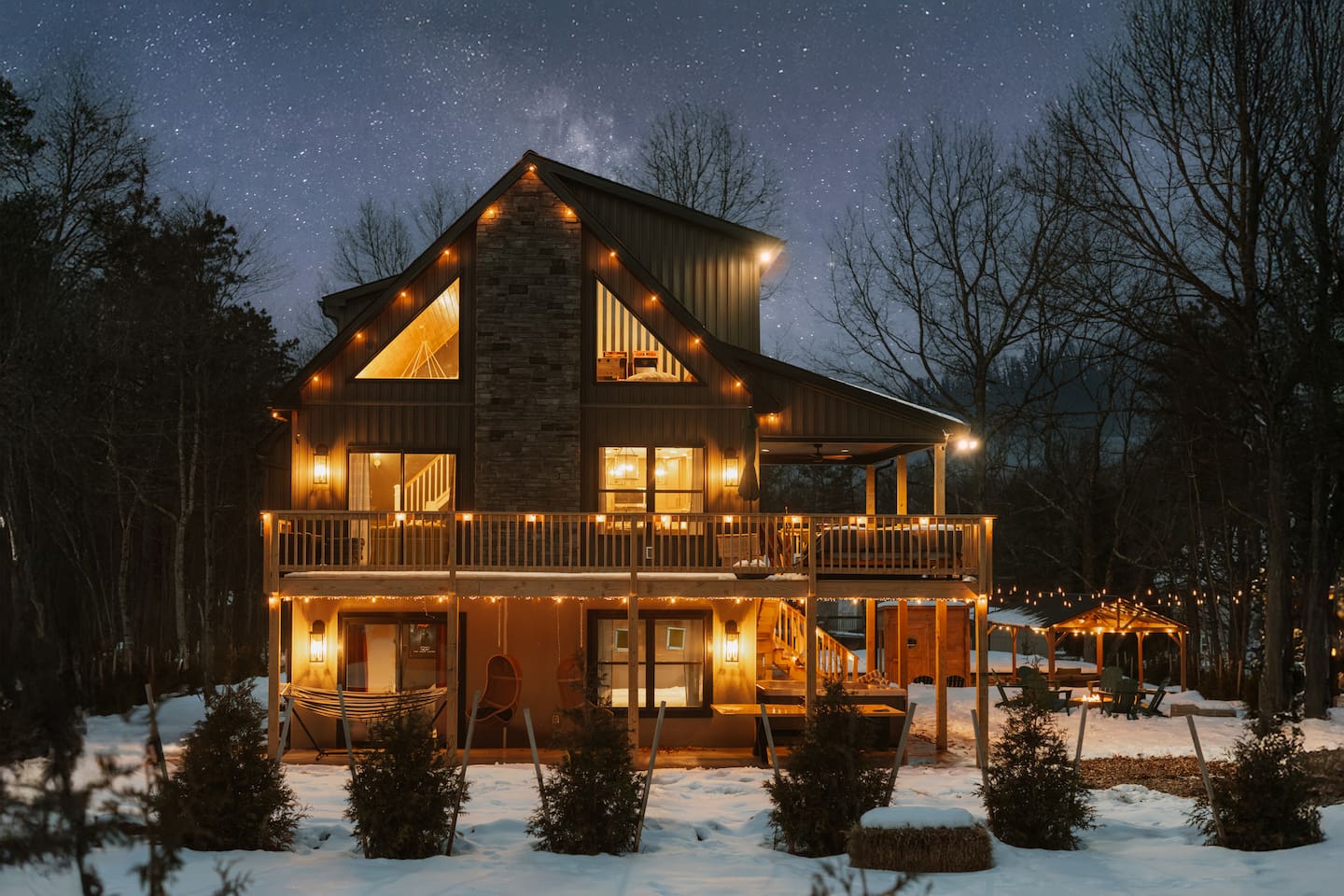 Poconos Escape | Sauna Hot Tub |Theater Rm | Games — Albrightsville — vacation rental