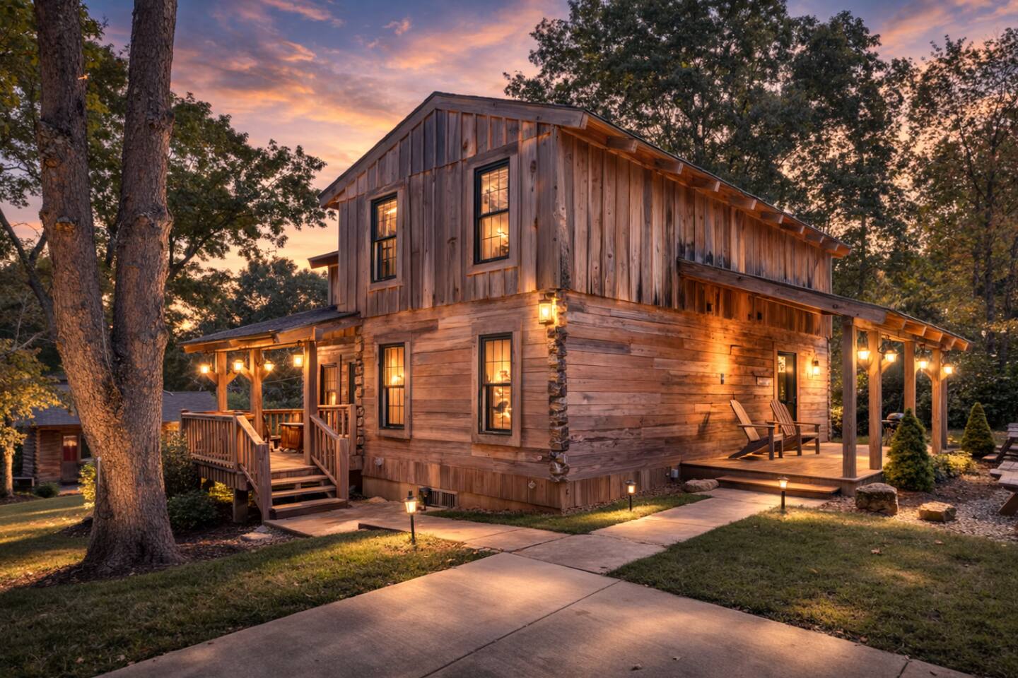 3 en-suites, family cabin, fire pit, river access โ Hollister โ vacation rental