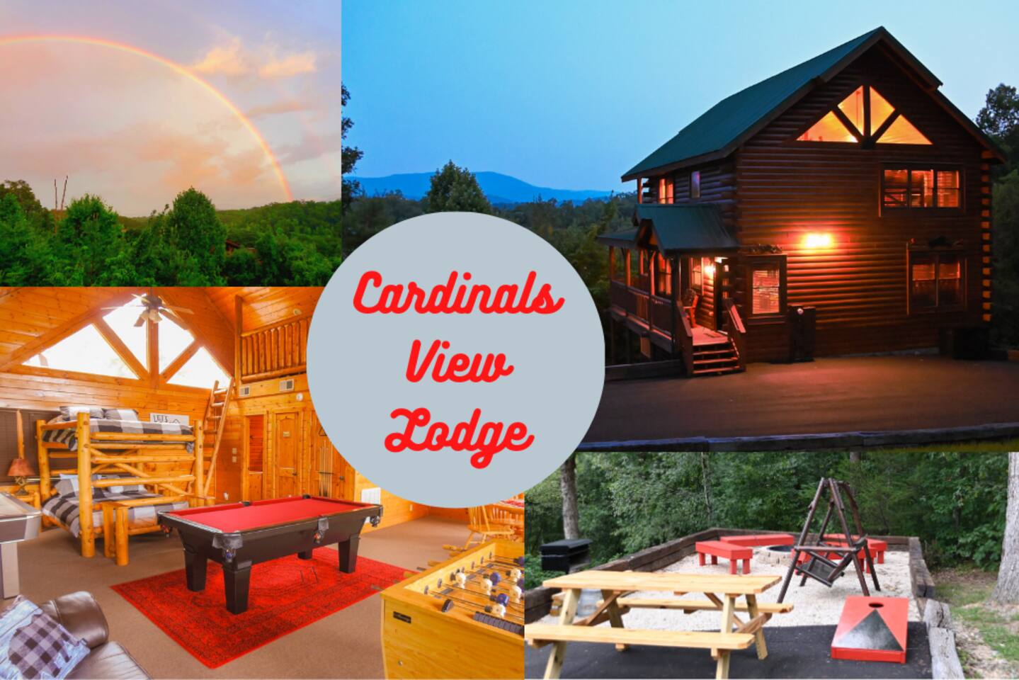 MTN views from GameRoom 3levels of FUN 4 Families! — Sevierville — vacation rental