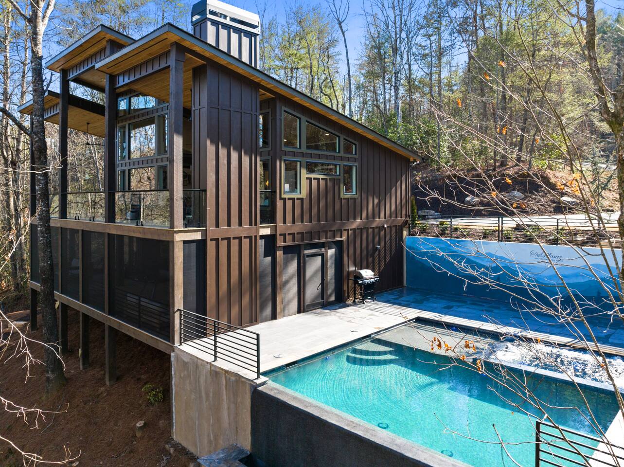 Manor Fightingtown Creek: Pool Firepit Spa Sauna