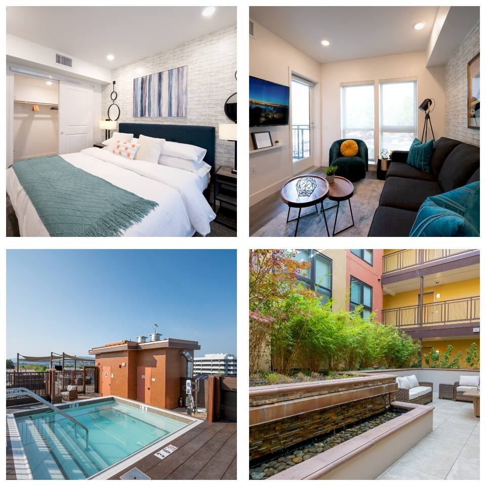 King Bed-Walk Downtown-Free Garage Parking-Laundry — Walnut Creek — vacation rental
