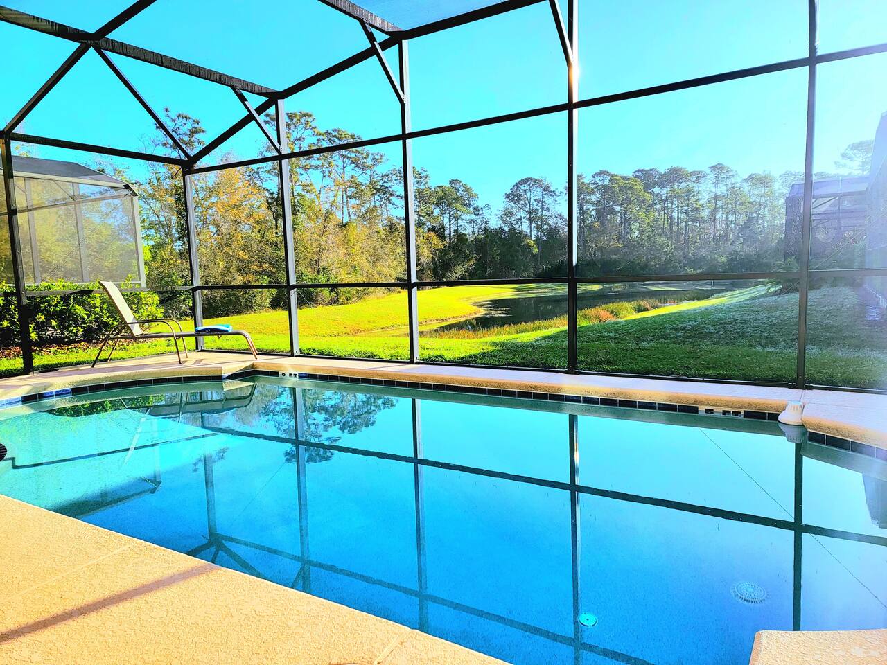 Big Disney Home! Heated Priv Pool-5 Beds Lake View — Kissimmee — vacation rental