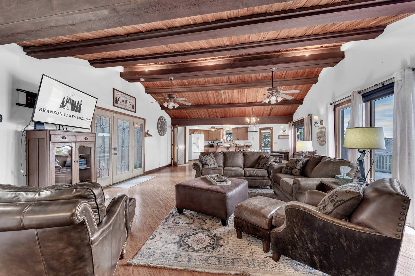 Lakeview 5BR + Private Cottage | Fire Pit