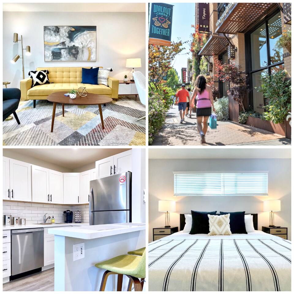 Downtown-Nomads-King Bed-Free Parking — Walnut Creek — vacation rental