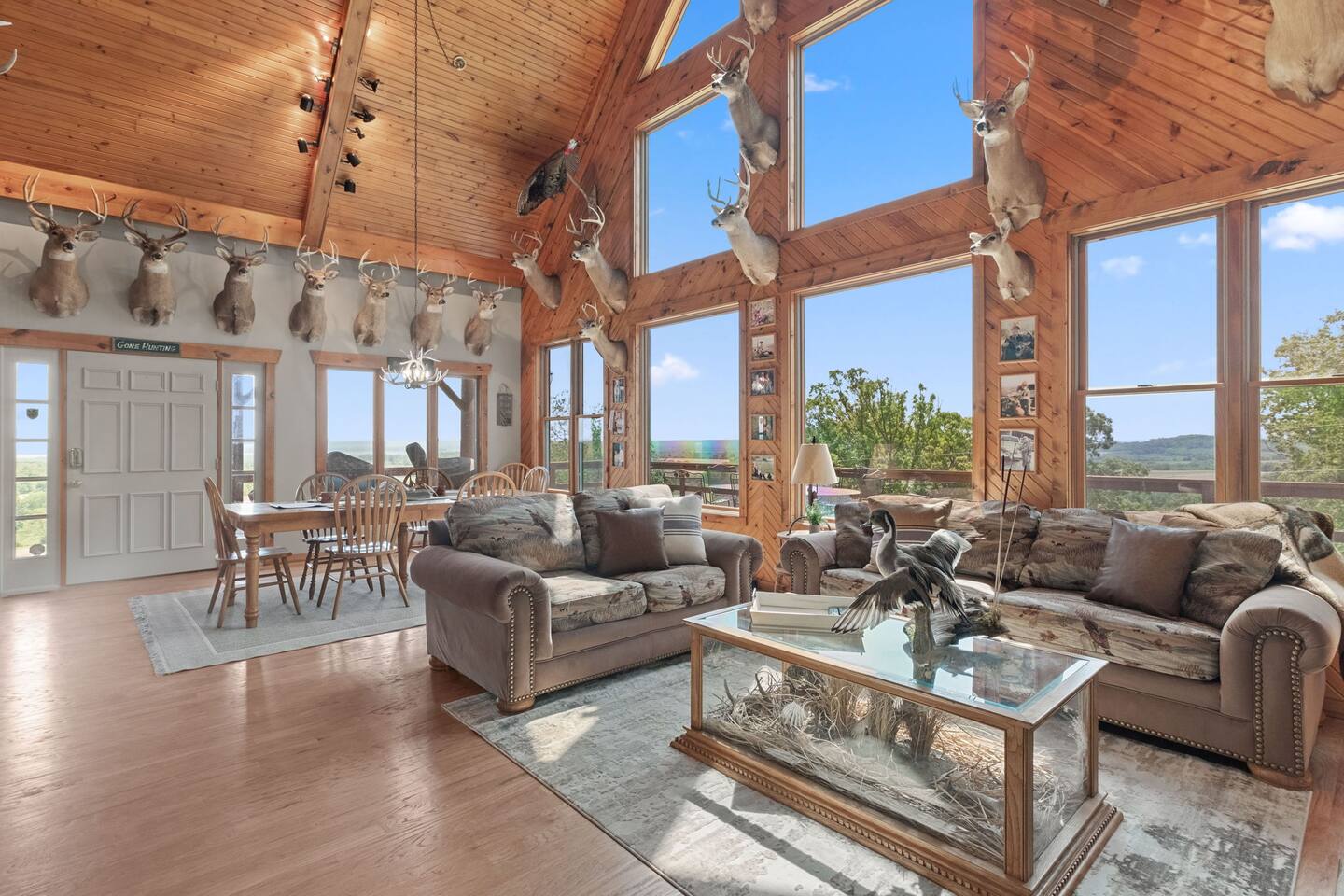 Peaceful Cabin with Extraordinary Views with Local Golf Opportunities