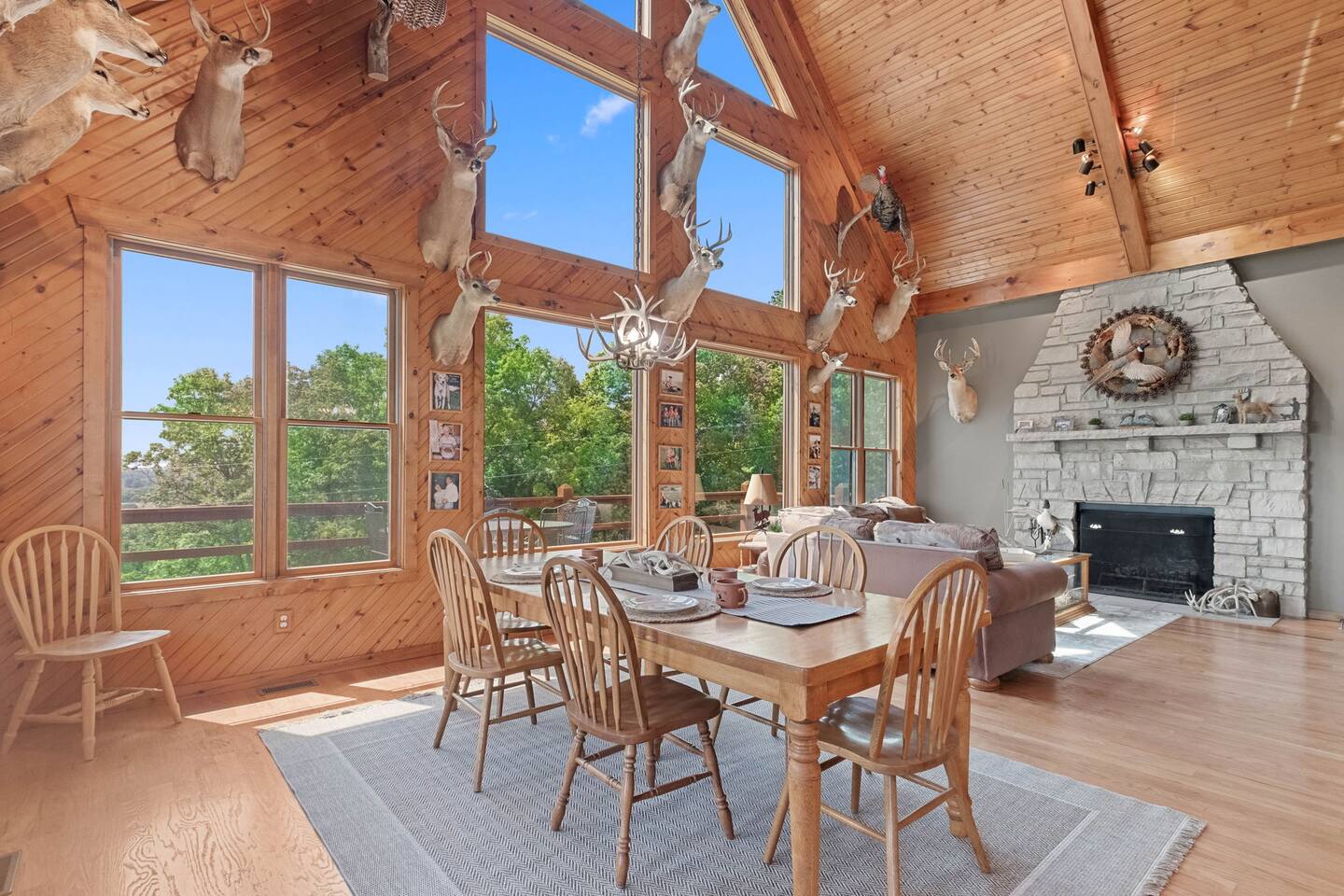 Peaceful Cabin with Extraordinary Views with Local Golf Opportunities