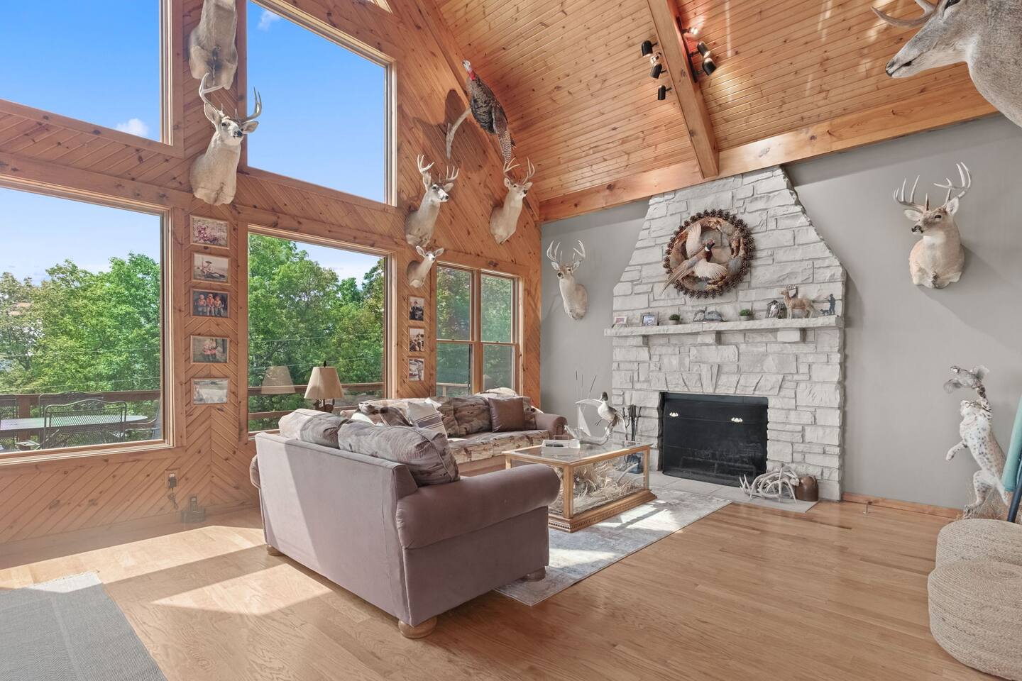 Peaceful Cabin with Extraordinary Views with Local Golf Opportunities